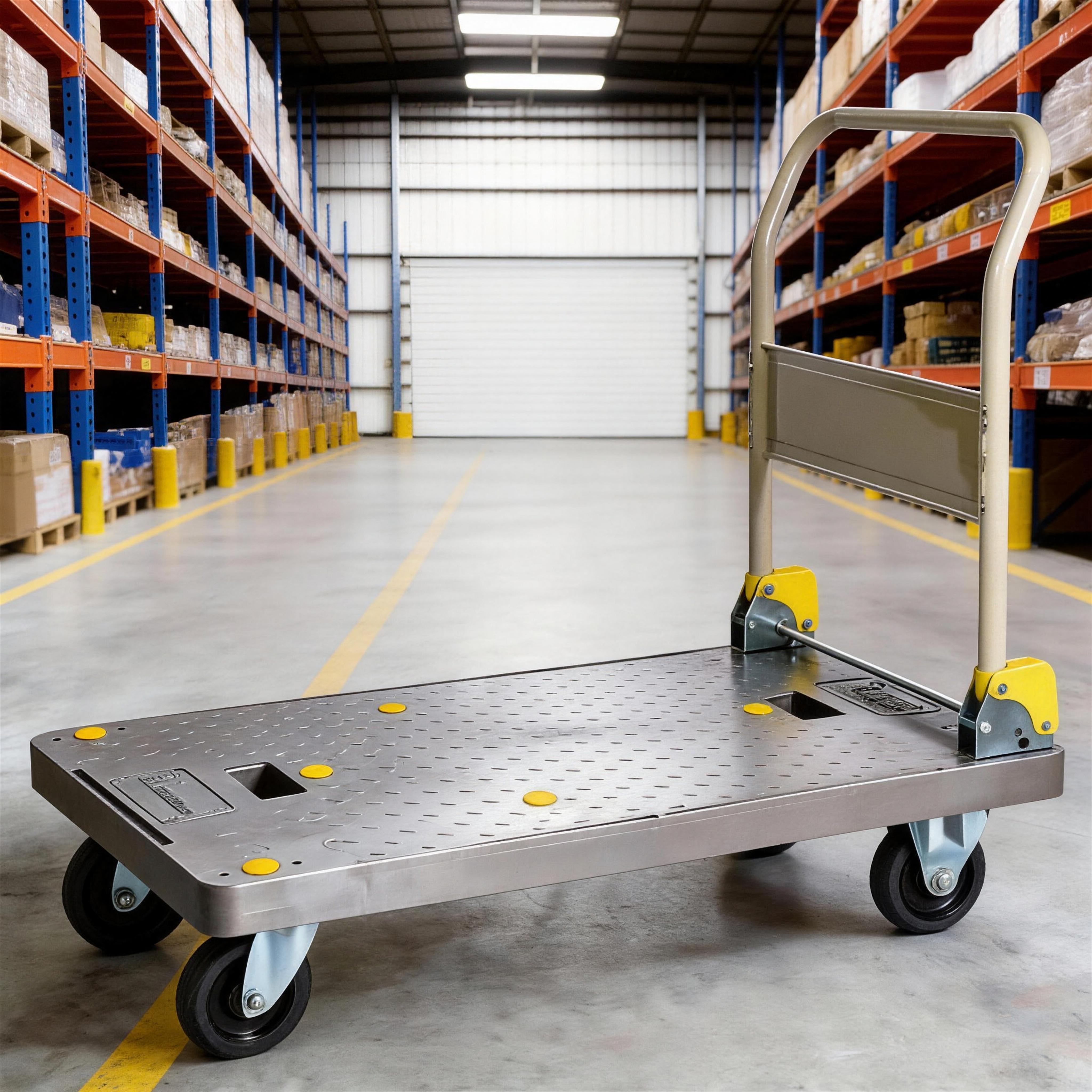 PVC PLATFORM SINGLE FOLDABLE TROLLEY