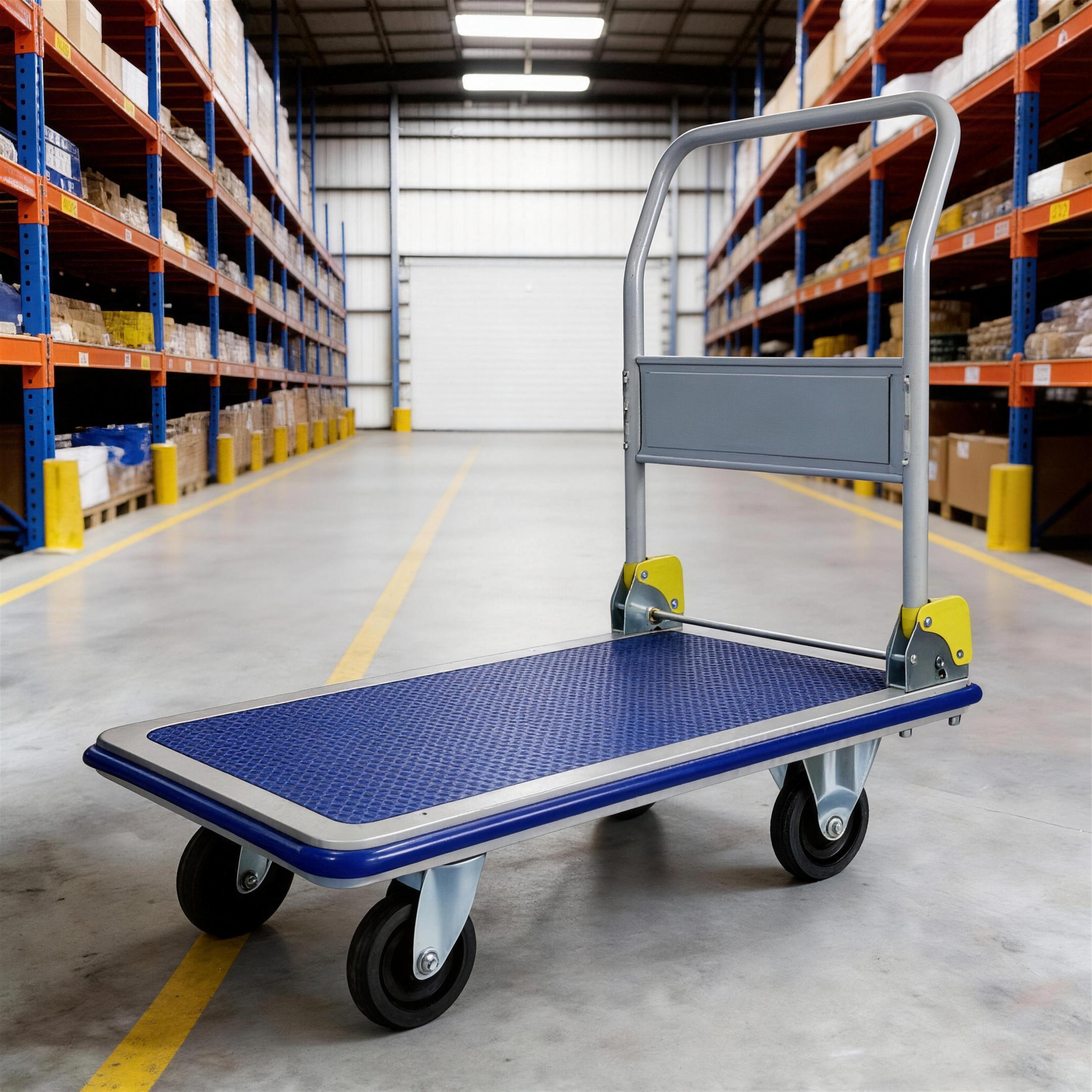 METAL PLATFORM SINGLE FOLDABLE TROLLEY