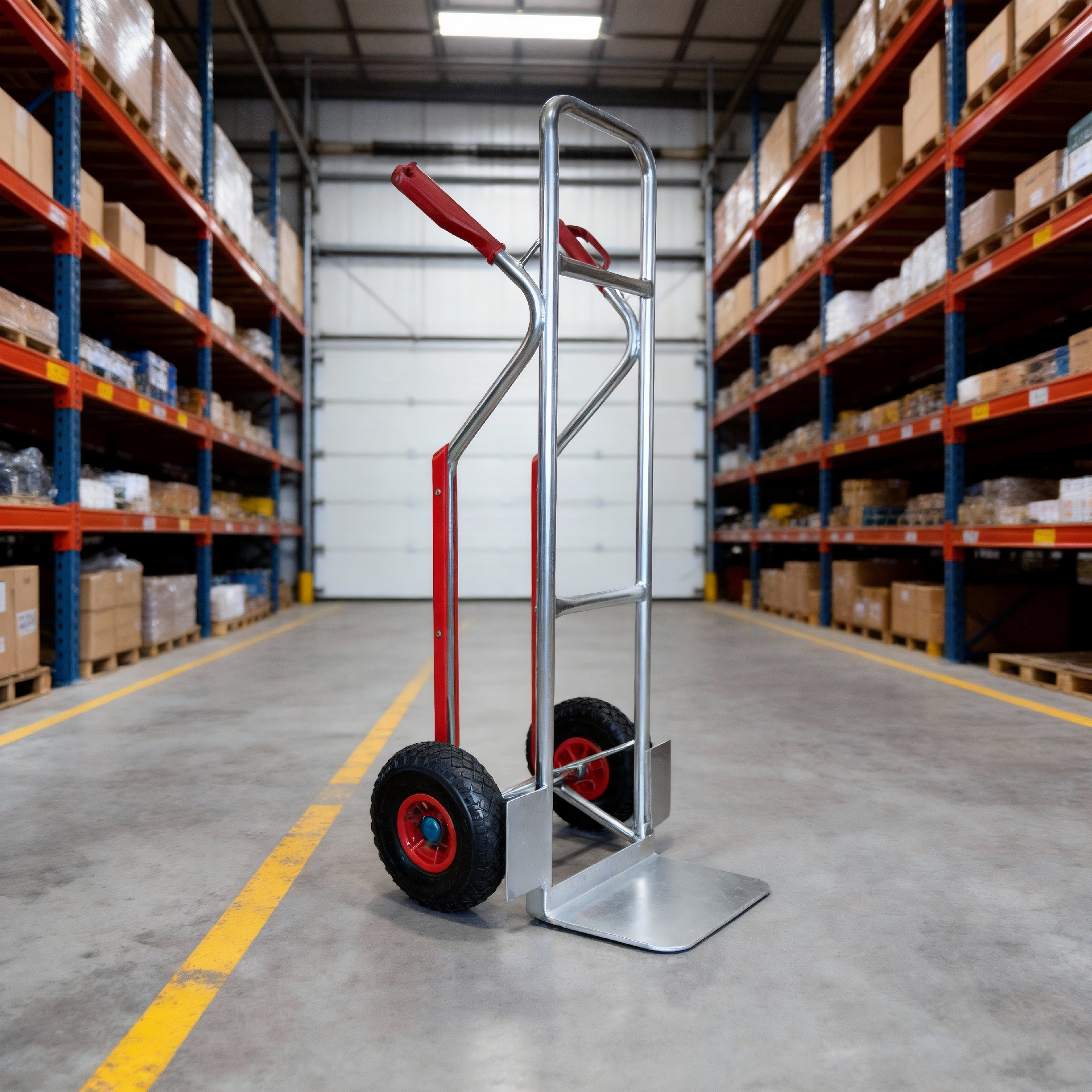 Industrial Truck Aluminium Hand Trolley with 300kg Load