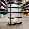 Metal 5 Tier Shelving Rack Holders Storage Heavy Duty 120*40*180cm