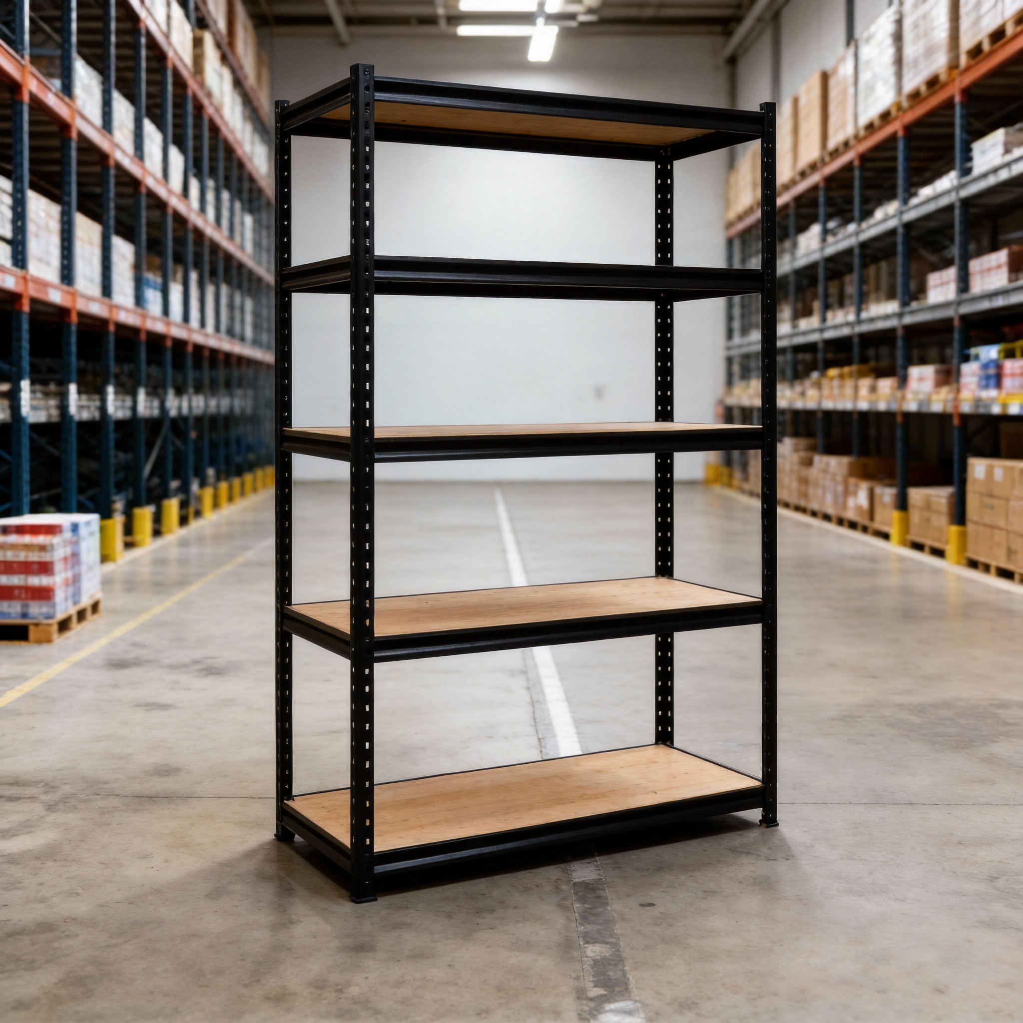 Metal 5 Tier Shelving Rack Holders Storage Heavy Duty 120*40*180cm