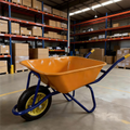Wheelbarrow 150kg Load Capacity Garden Tools Iron and Metal Material