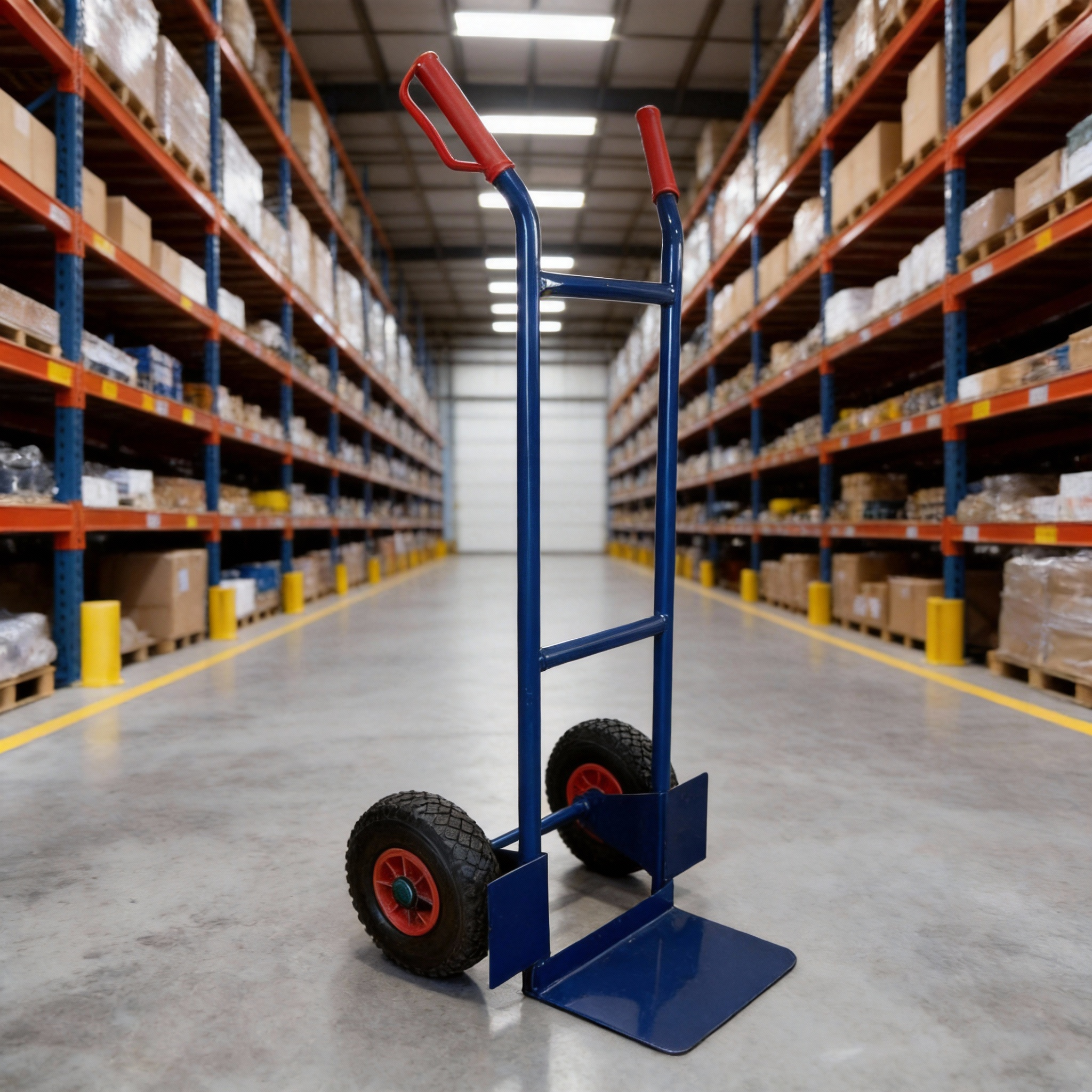 folding steel stair climbing hand truck 6 wheels